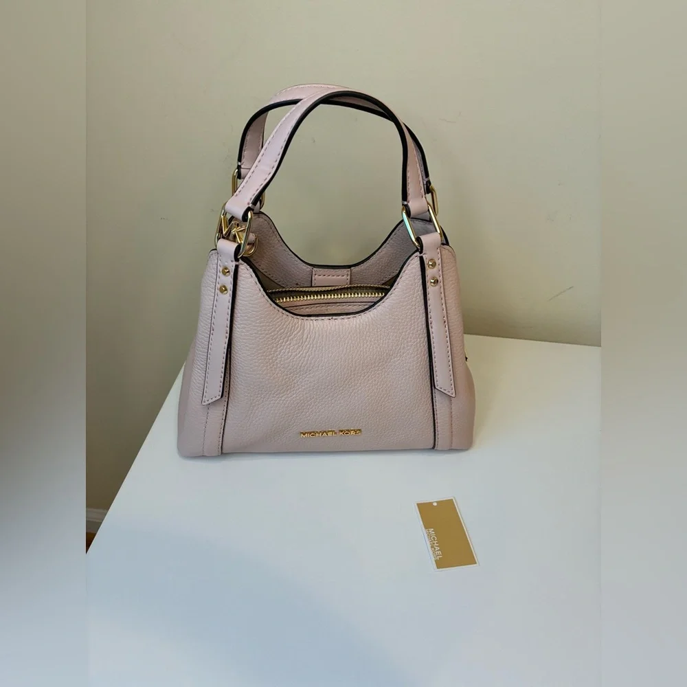 Michael Kors Arlo Blush Satchel Leather Bag